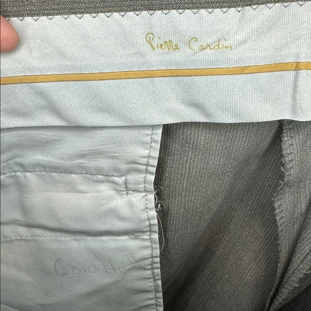 Pierre Cardin gray 2 piece Suit Blazer 44R Trousers pants 38x30 100% wool‎ mens